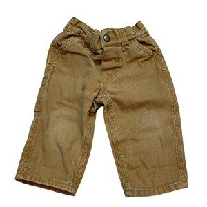 Carhartt Baby Boys Brown Carpenter Pants 9M